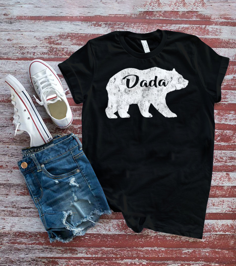 Dada Bear Mens Awesome Camping Gramps T-Shirt