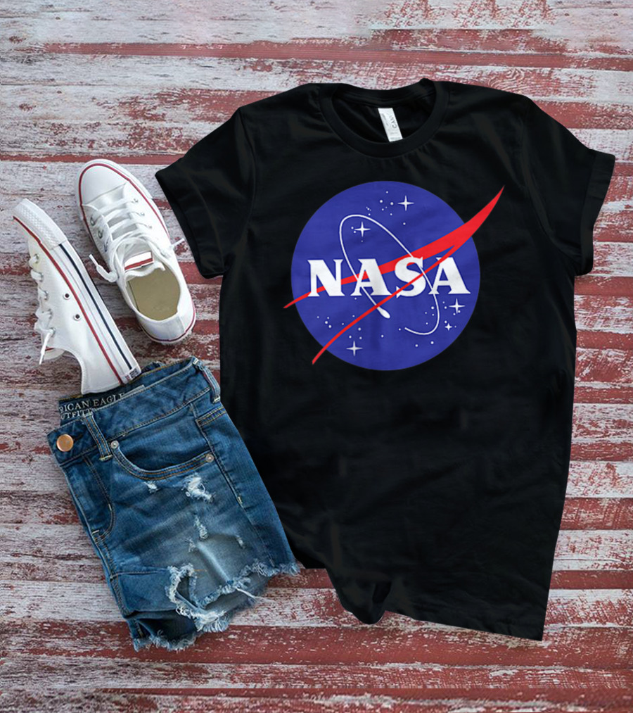 NASA Insignia Meatball Logo Blue And Red T-Shirt