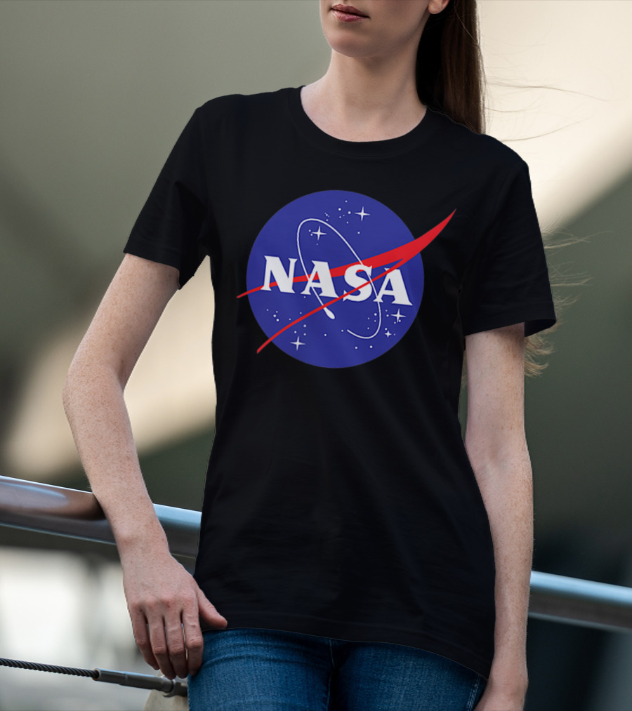 NASA Insignia Meatball Logo Blue And Red T-Shirt