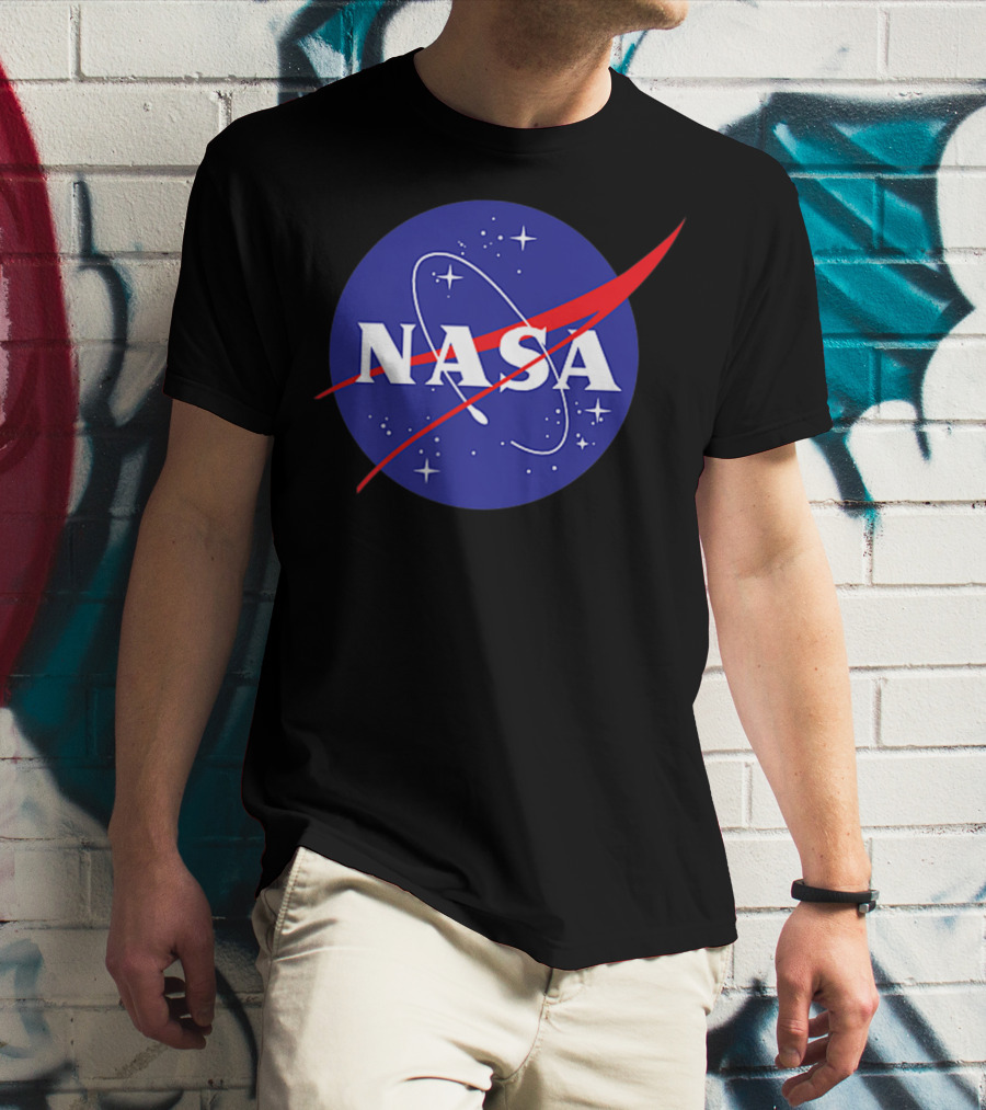 NASA Insignia Meatball Logo Blue And Red T-Shirt