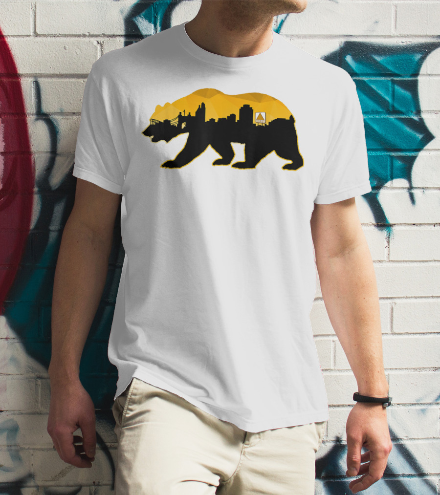 New England Bear Skyline Fear Beware Of Boston T-Shirt