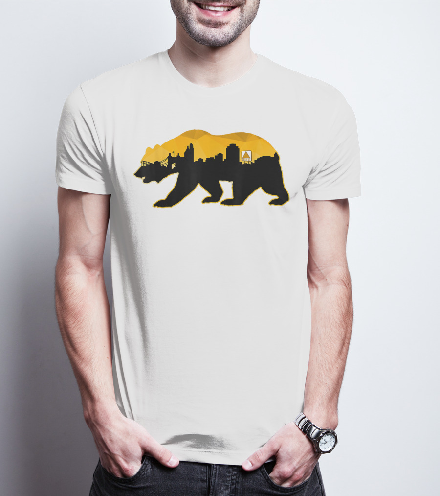 New England Bear Skyline Fear Beware Of Boston T-Shirt