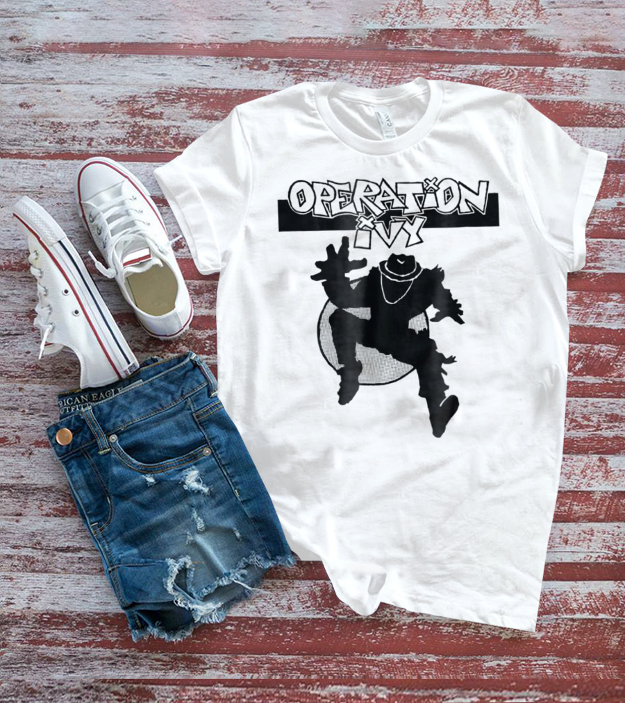 Operation Ivy Ska Man Logo Merch T-Shirt