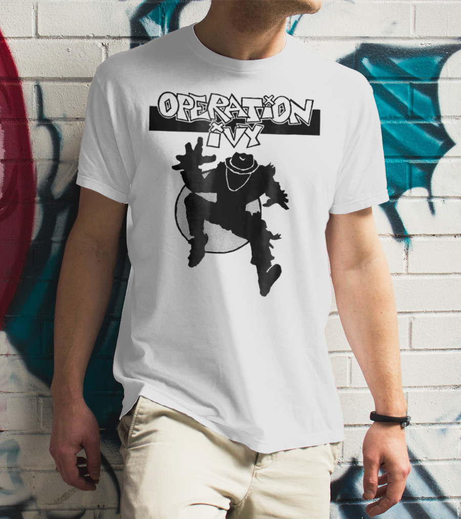 Operation Ivy Ska Man Logo Merch T-Shirt