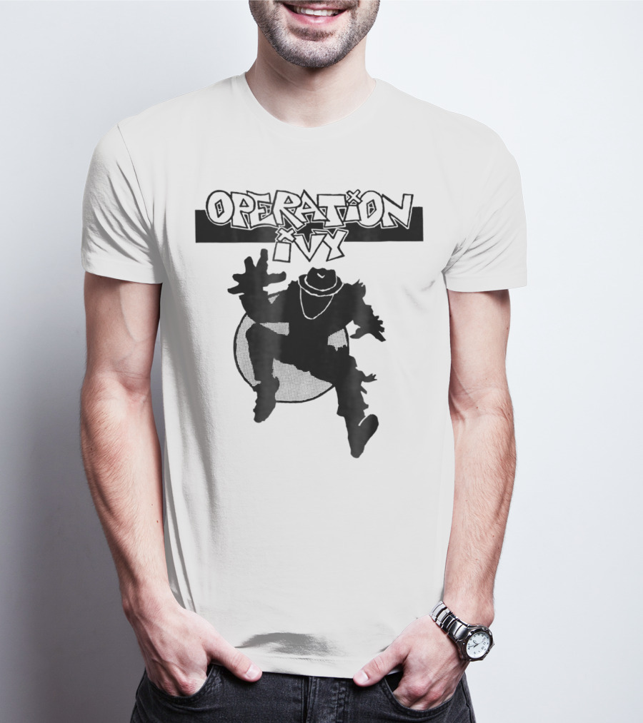 Operation Ivy Ska Man Logo Merch T-Shirt