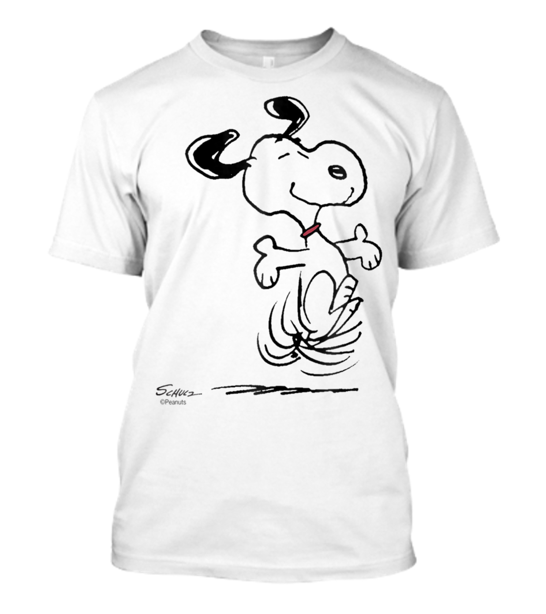 Snoopy Dancing Dog Peanuts Classic By Schulz T-Shirt