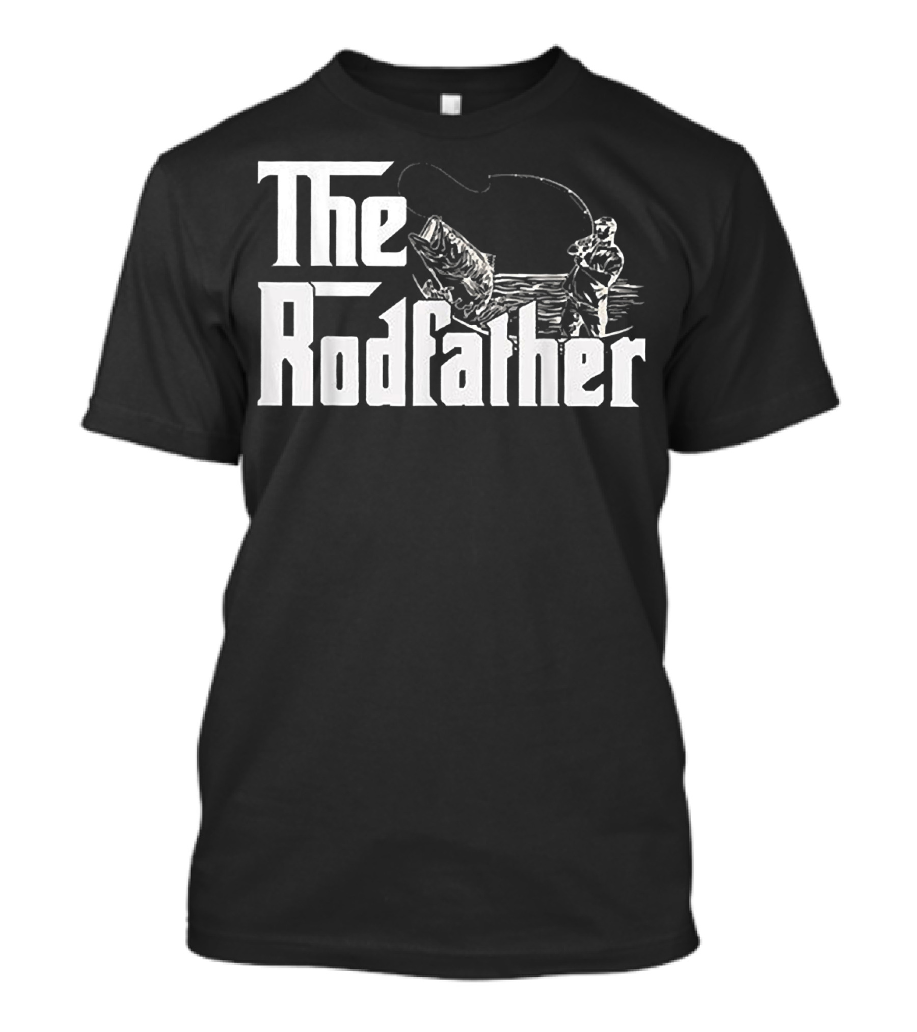 The Rodfather Bass Fishing Humor For Anglers T-Shirt