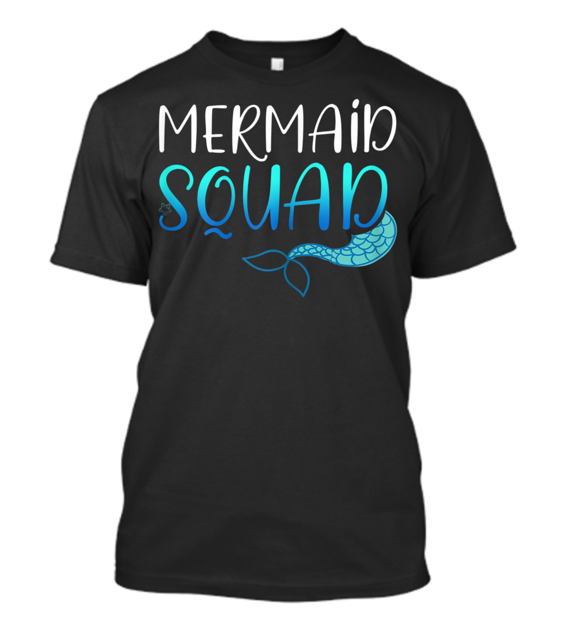 Mermaid Squad Fun Ocean Tail Insight T-Shirt