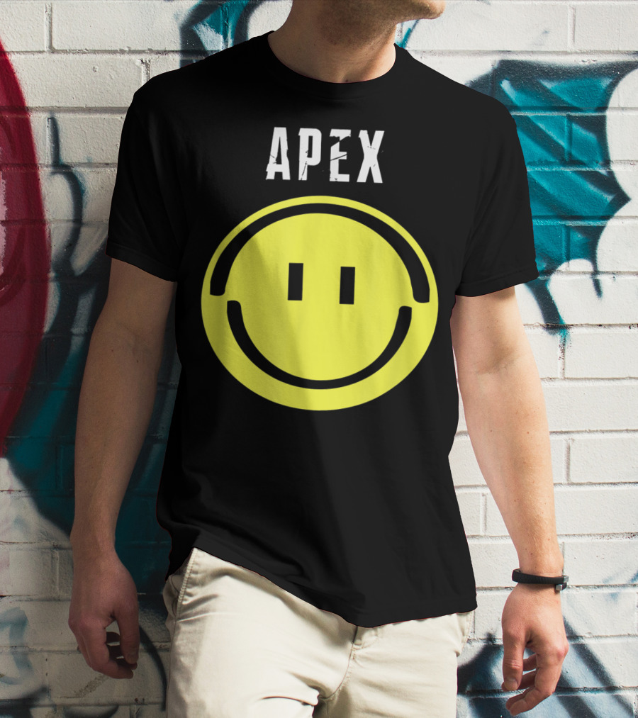 APEX Happy Pathfinder Game Smiley Face T-Shirt