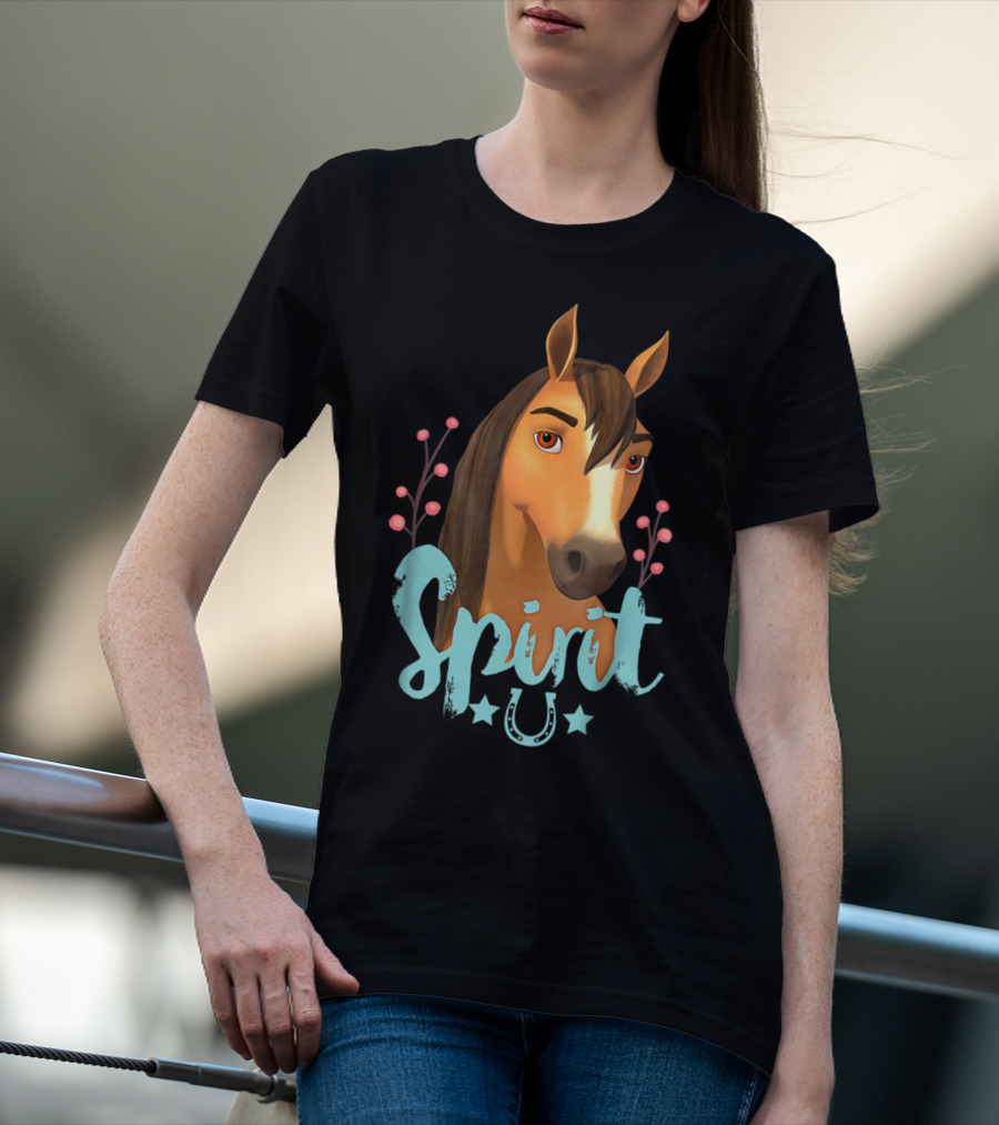 Kids DreamWorks Spirit Riding Free Spirit Horse Character T-Shirt