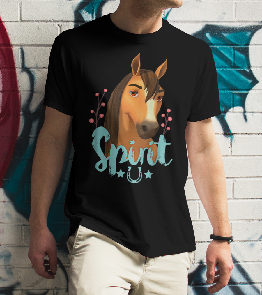Kids DreamWorks Spirit Riding Free Spirit Horse Character T-Shirt