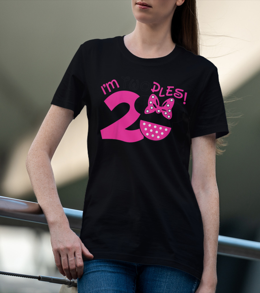 I'm Two Ples Mouse 2nd Birthday T-Shirt