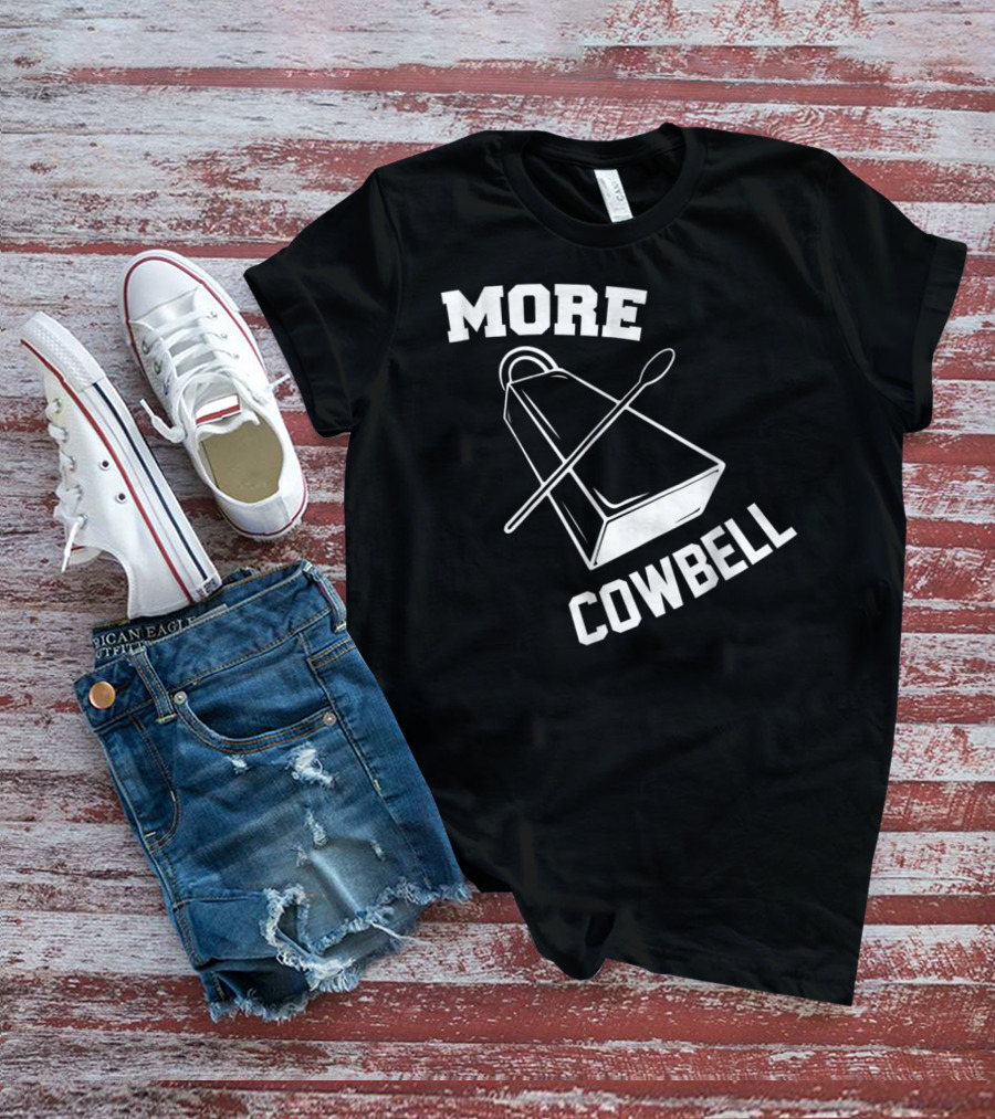 More Cowbell Funny Musical Instrument Spoon T-Shirt