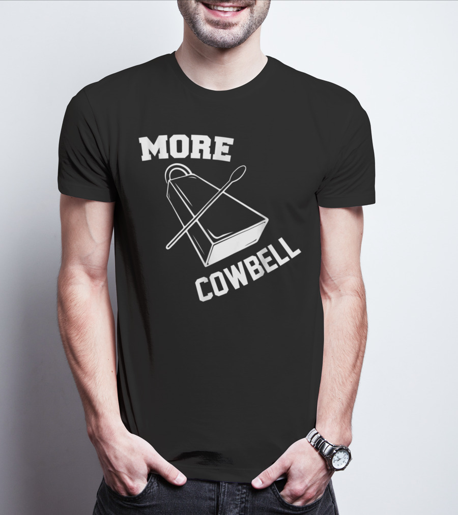 More Cowbell Funny Musical Instrument Spoon T-Shirt