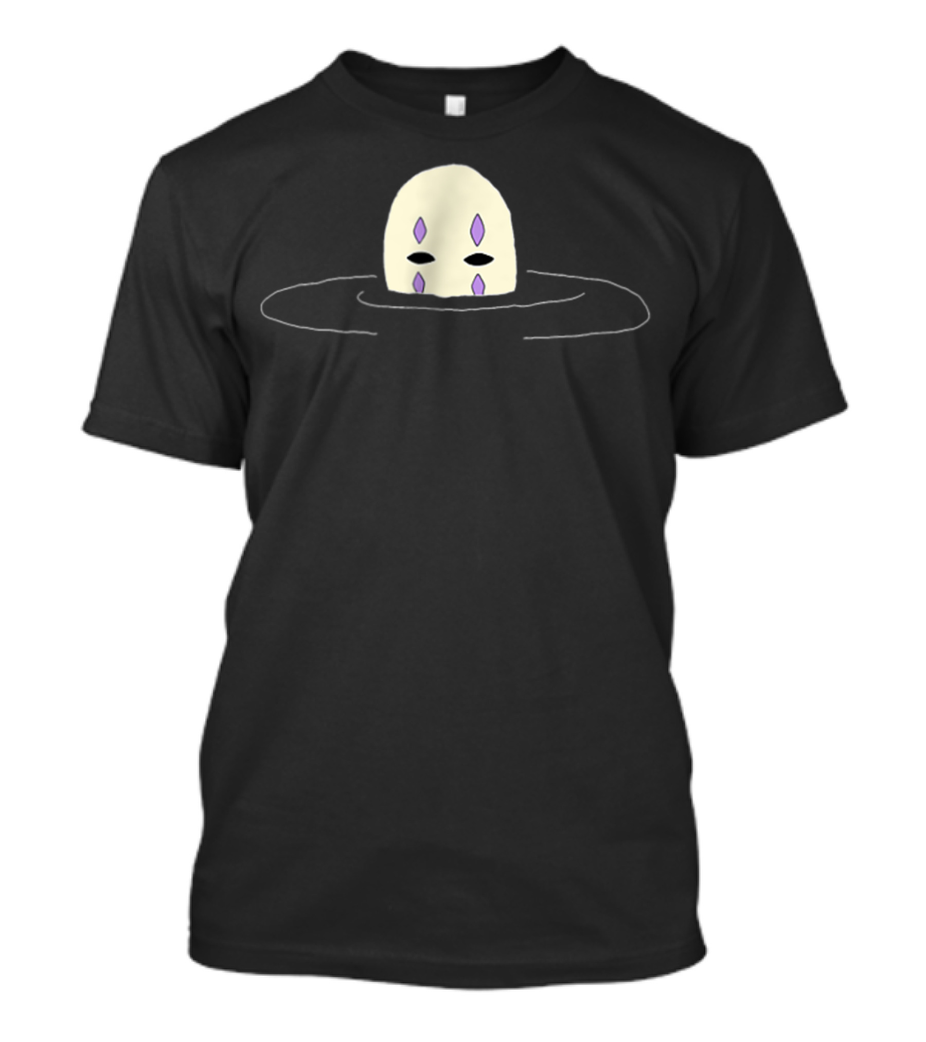No Face Spirited Away Pastel Aesthetic Grunge Floating Mask T-Shirt