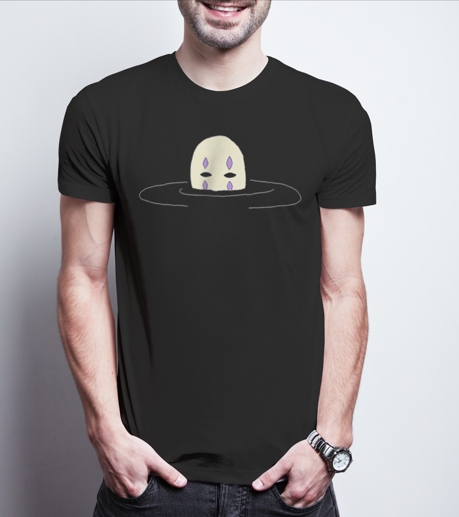 No Face Spirited Away Pastel Aesthetic Grunge Floating Mask T-Shirt