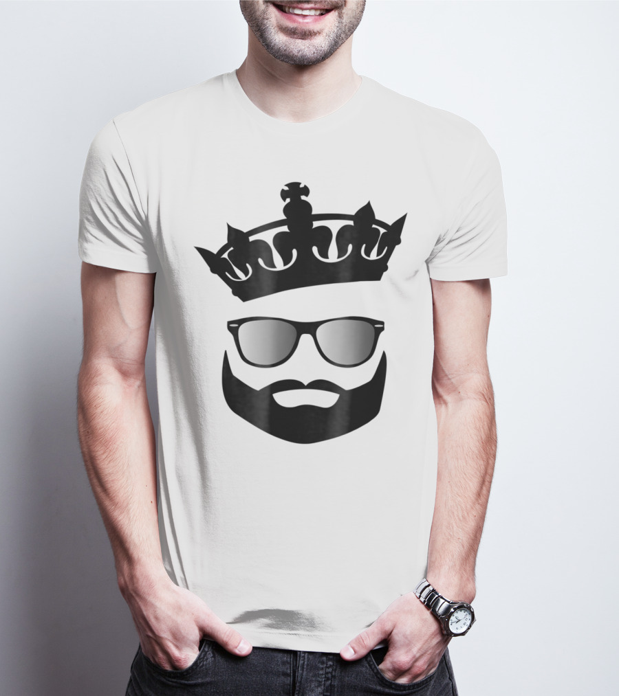 BEARD KINGS SHADES CROWN ICONIC T-Shirt