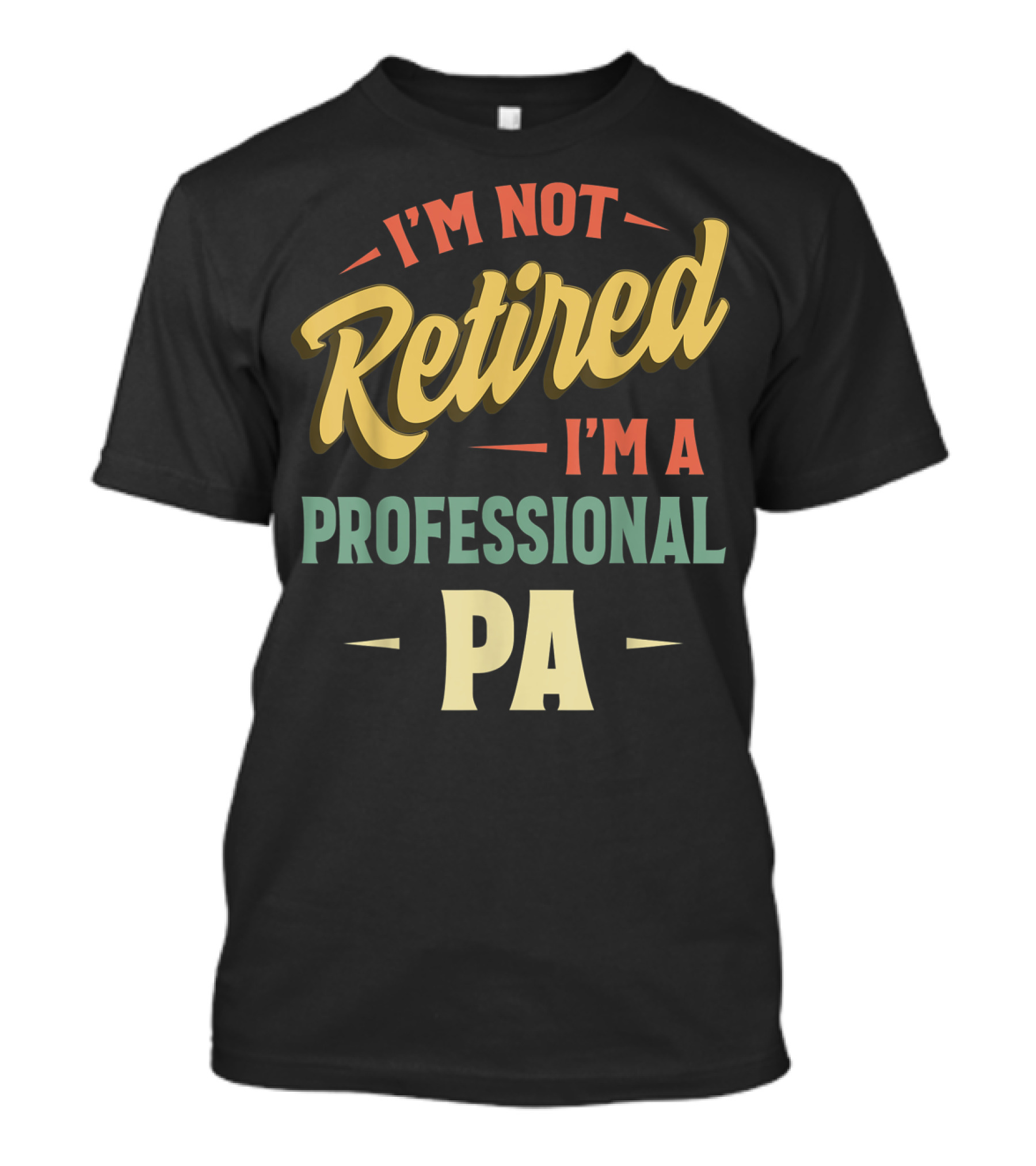 I'm Not Retired I'm A Professional PA T-Shirt