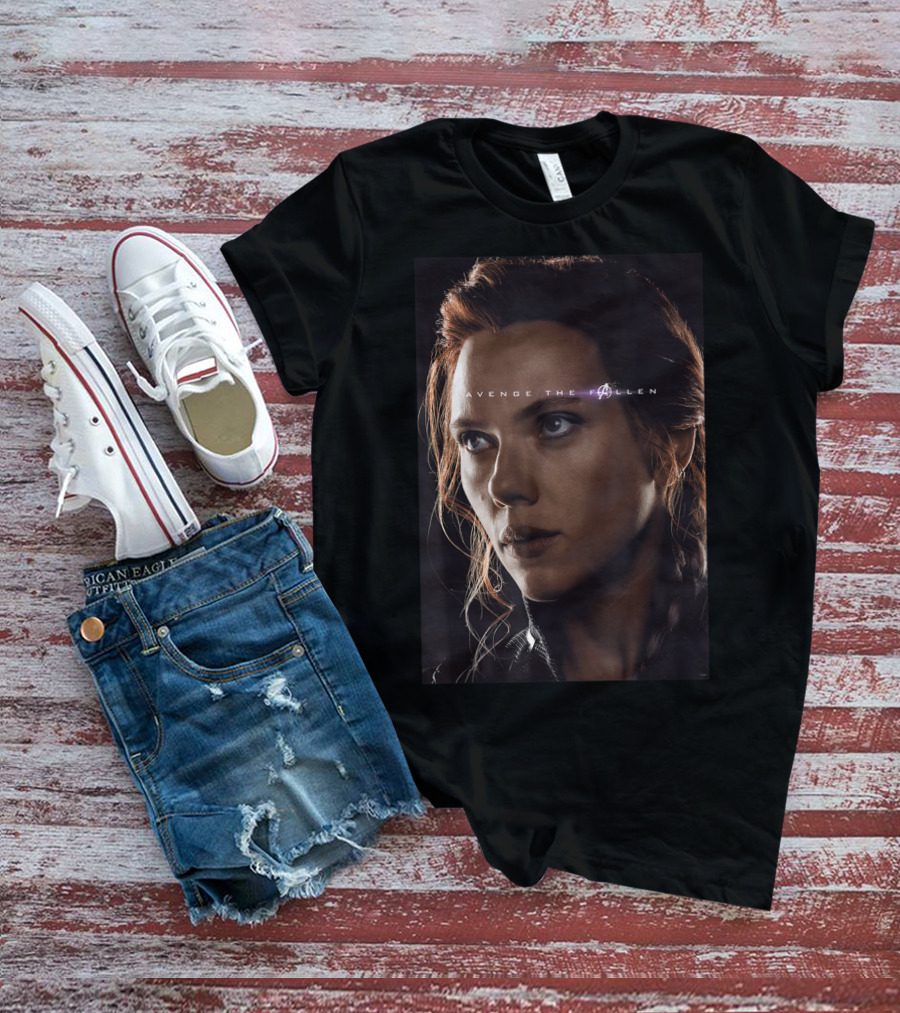Marvel Avengers Endgame Avenge The Fallen Black Widow T-Shirt