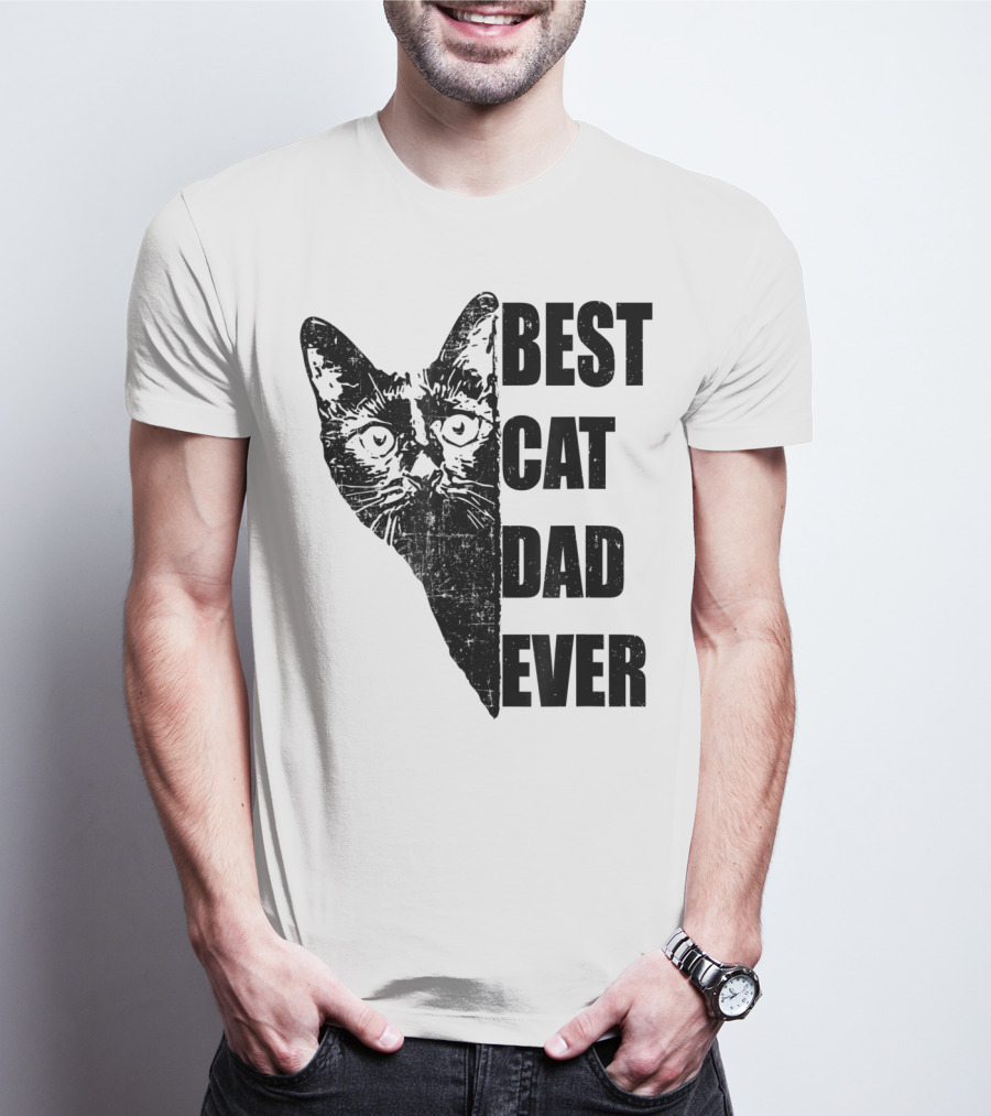 BEST CAT DAD EVER T-Shirt