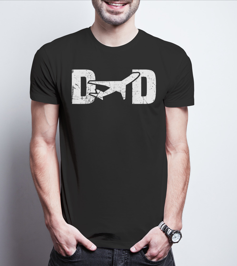 Pilot Dad Airplane Aviation Design For Men T-Shirt