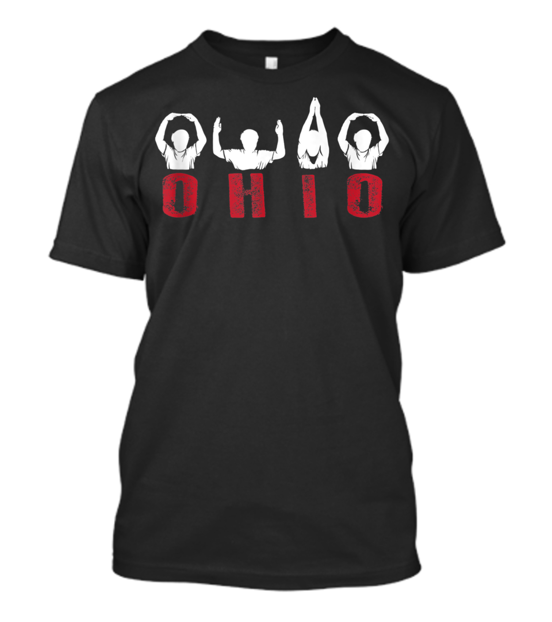OHIO Art Cute Proud State To Be Ohioan Letters Ro T-Shirt