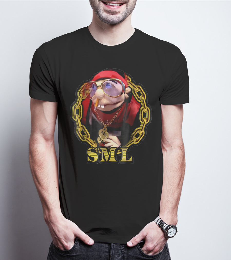 SML Rapper Jeffy Doll With Gold Chain Doll T-Shirt