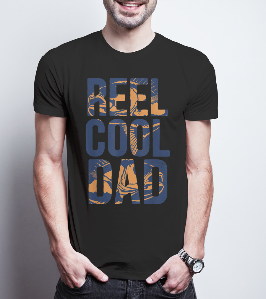 Reel Cool Dad Father's Day Funny Fishing Fisherman T-Shirt