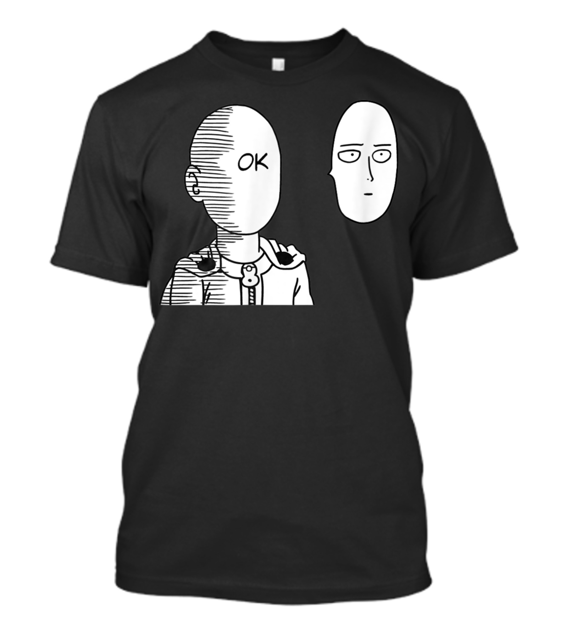 Saitama OK Face Oppai Otaku Manga T-Shirt