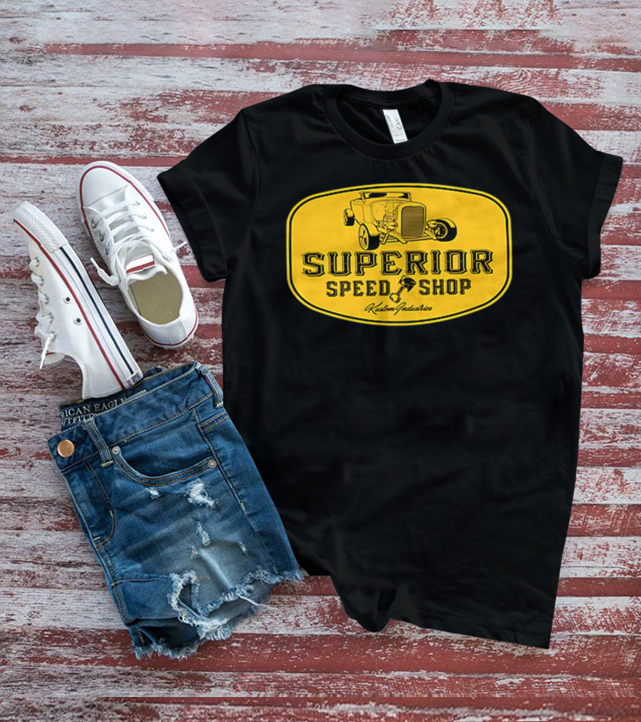 Superior Speed Shop Kustom Industries Retro Hot Rod T-Shirt