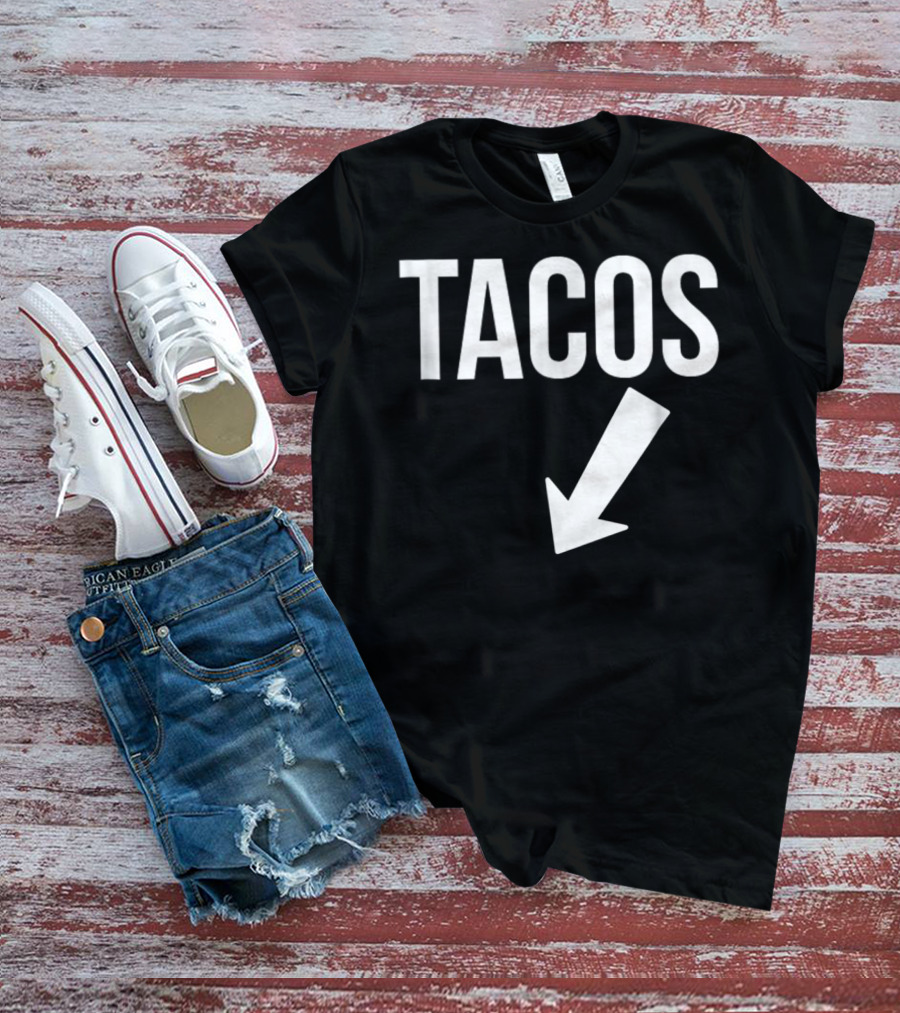 Tacos Arrow Pregnancy Announcement T-Shirt
