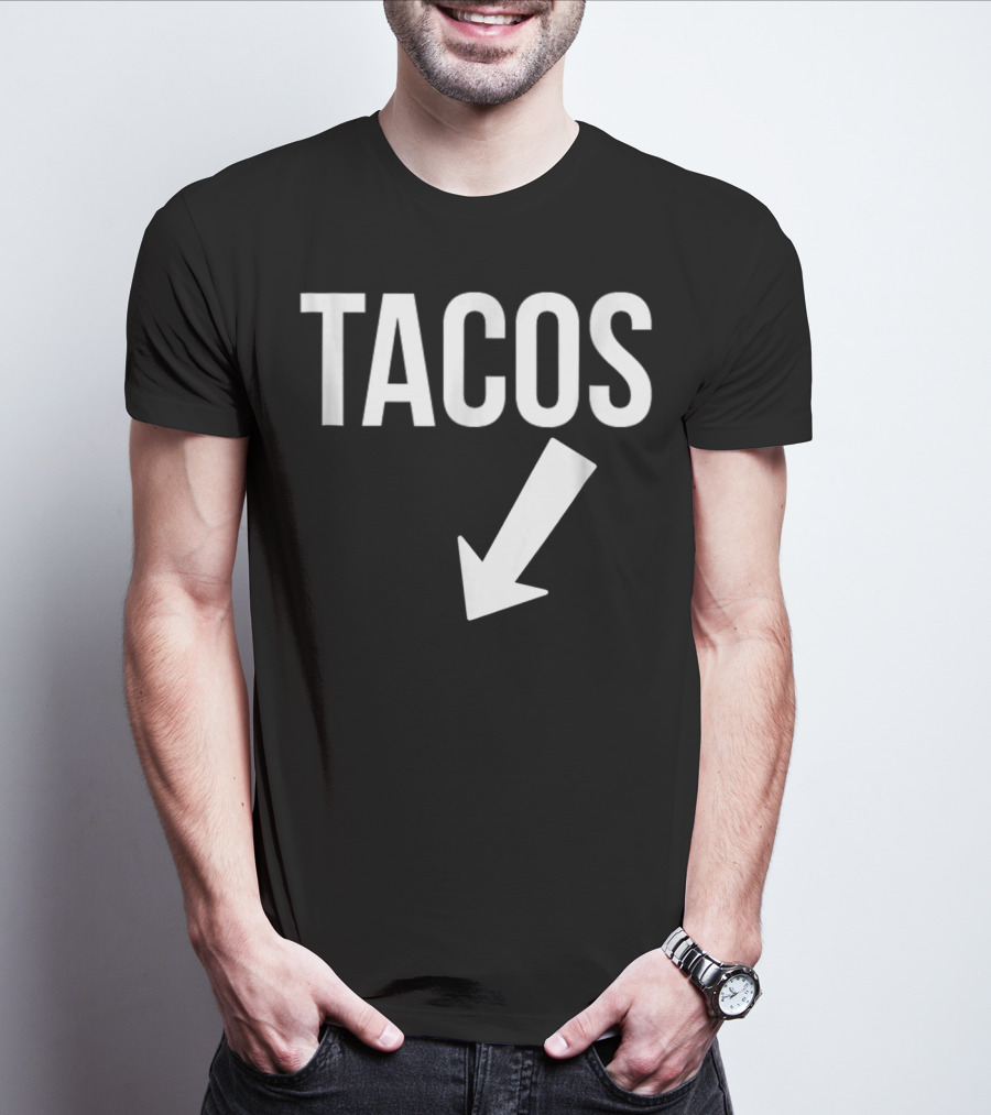 Tacos Arrow Pregnancy Announcement T-Shirt