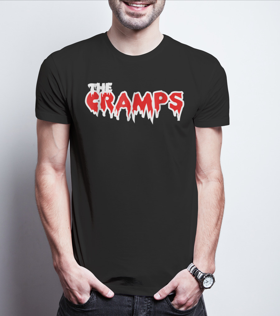The Cramps Horror Drip Text T-Shirt