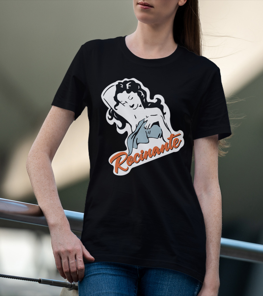 Rocinante Pin-Up Style Logo From The Expanse Series T-Shirt