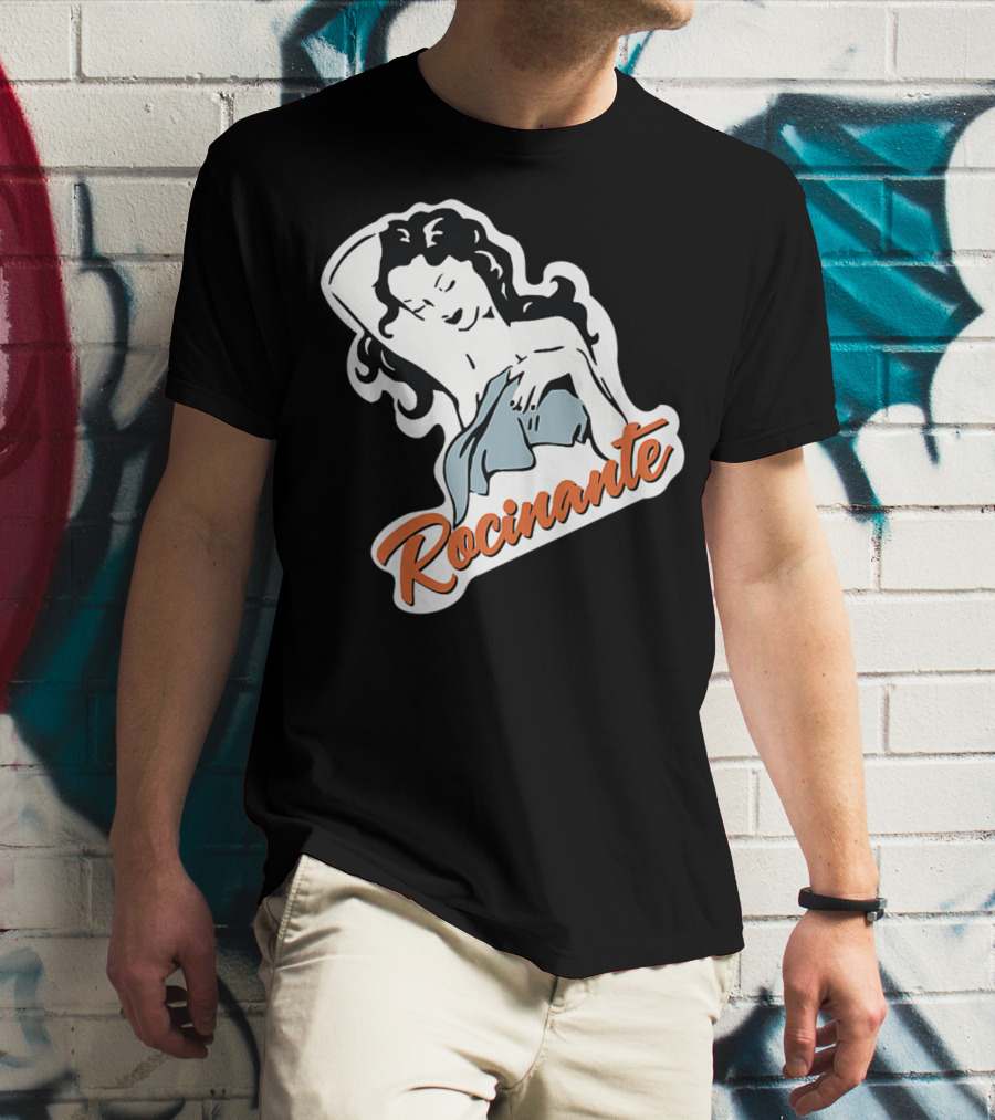 Rocinante Pin-Up Style Logo From The Expanse Series T-Shirt