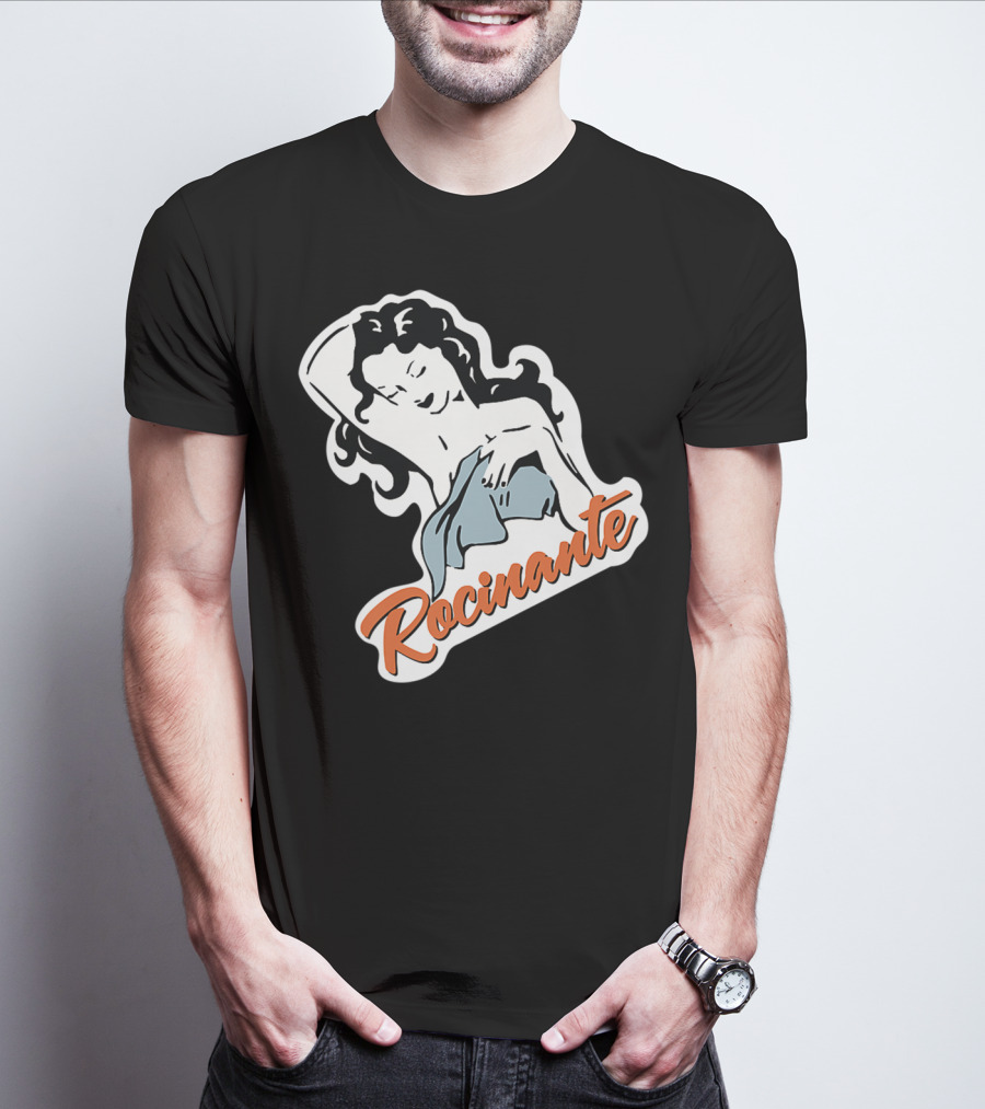 Rocinante Pin-Up Style Logo From The Expanse Series T-Shirt