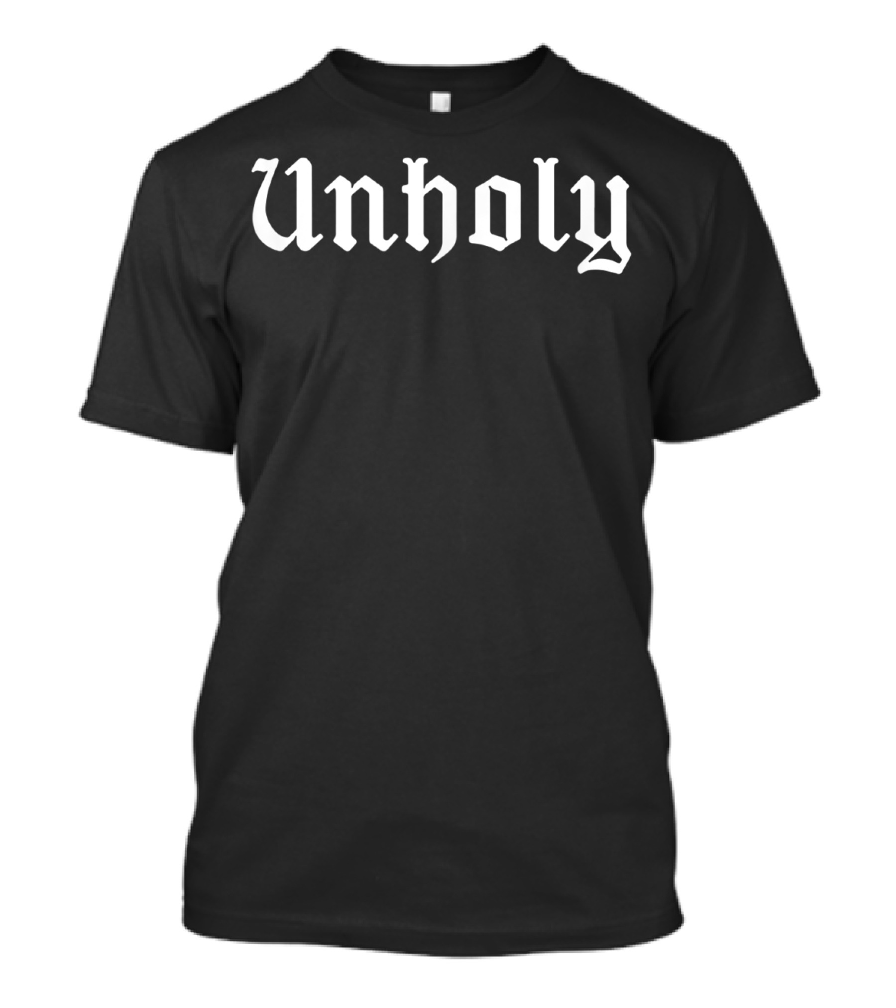Unholy Pagan Satanic Atheist Anti Church Punk Goth Aesthetic T-Shirt