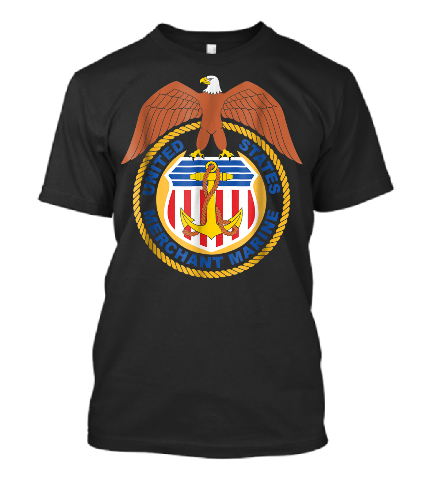 United States Merchant Marine Eagle Emblem T-Shirt
