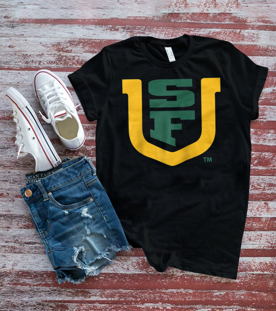 University Of San Francisco Dons NCAA SF Logo PPSNU031 Rag T-Shirt