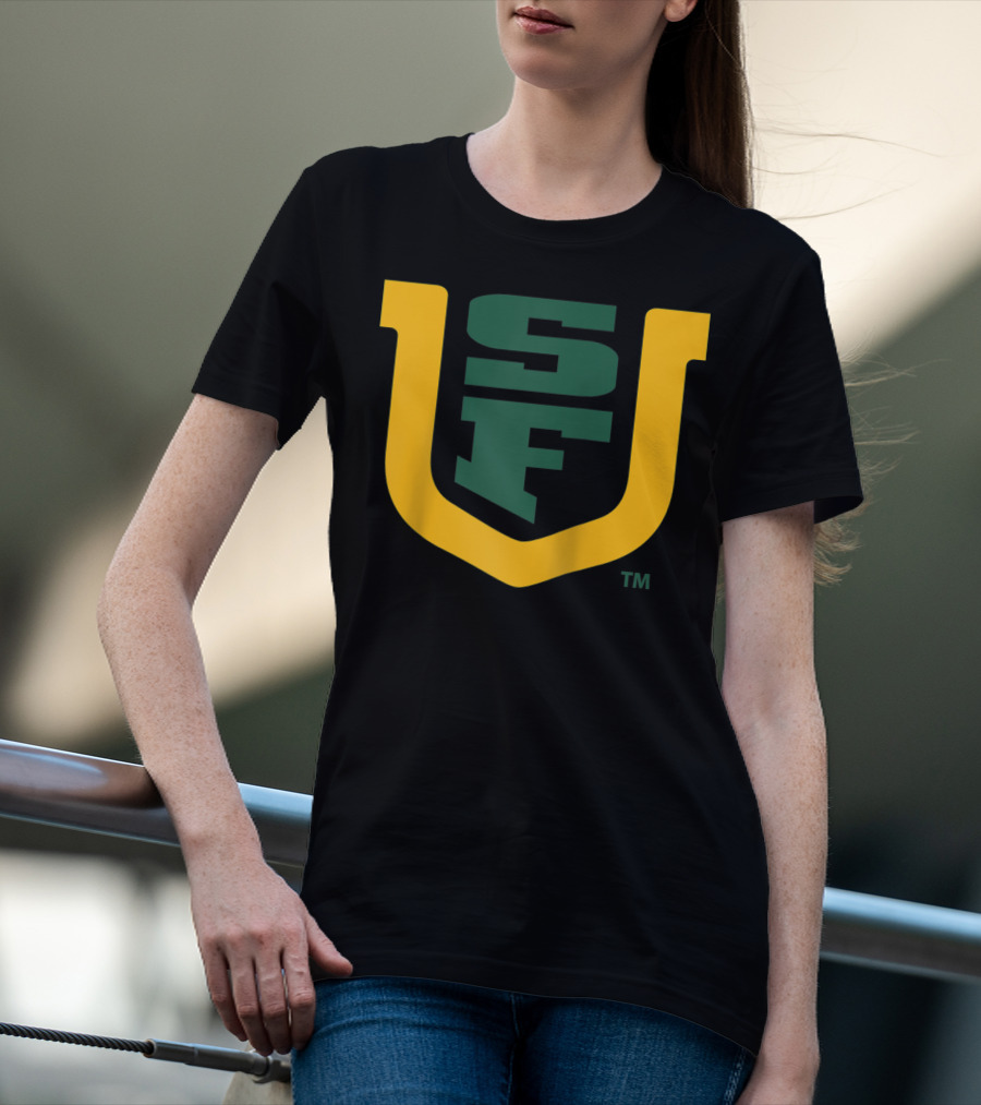 University Of San Francisco Dons NCAA SF Logo PPSNU031 Rag T-Shirt