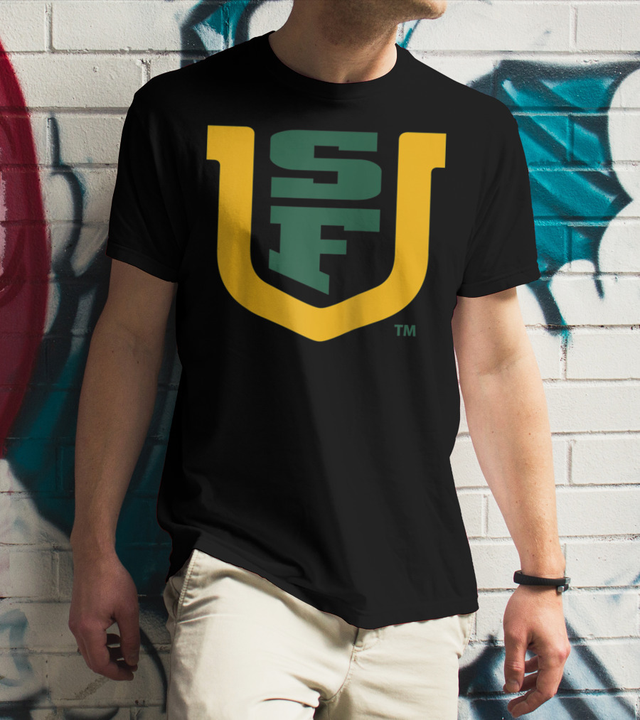 University Of San Francisco Dons NCAA SF Logo PPSNU031 Rag T-Shirt