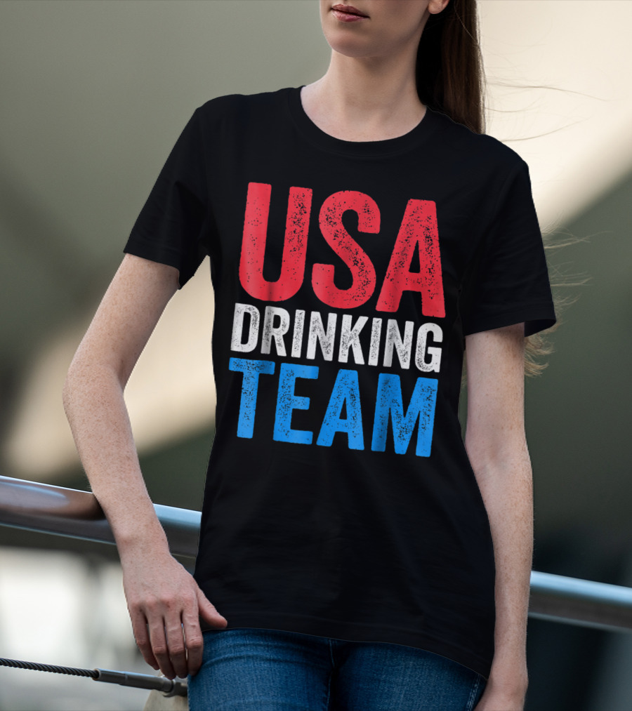 USA Drinking Team Fourth Of July T-Shirt