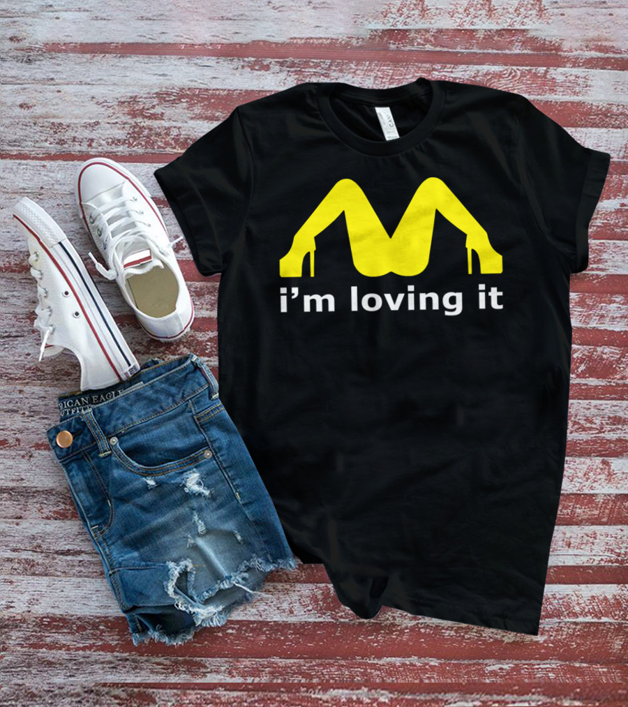 I'm Loving It Yellow High Heels T-Shirt