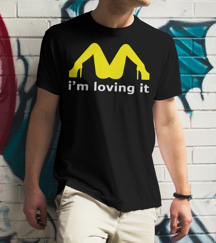 I'm Loving It Yellow High Heels T-Shirt