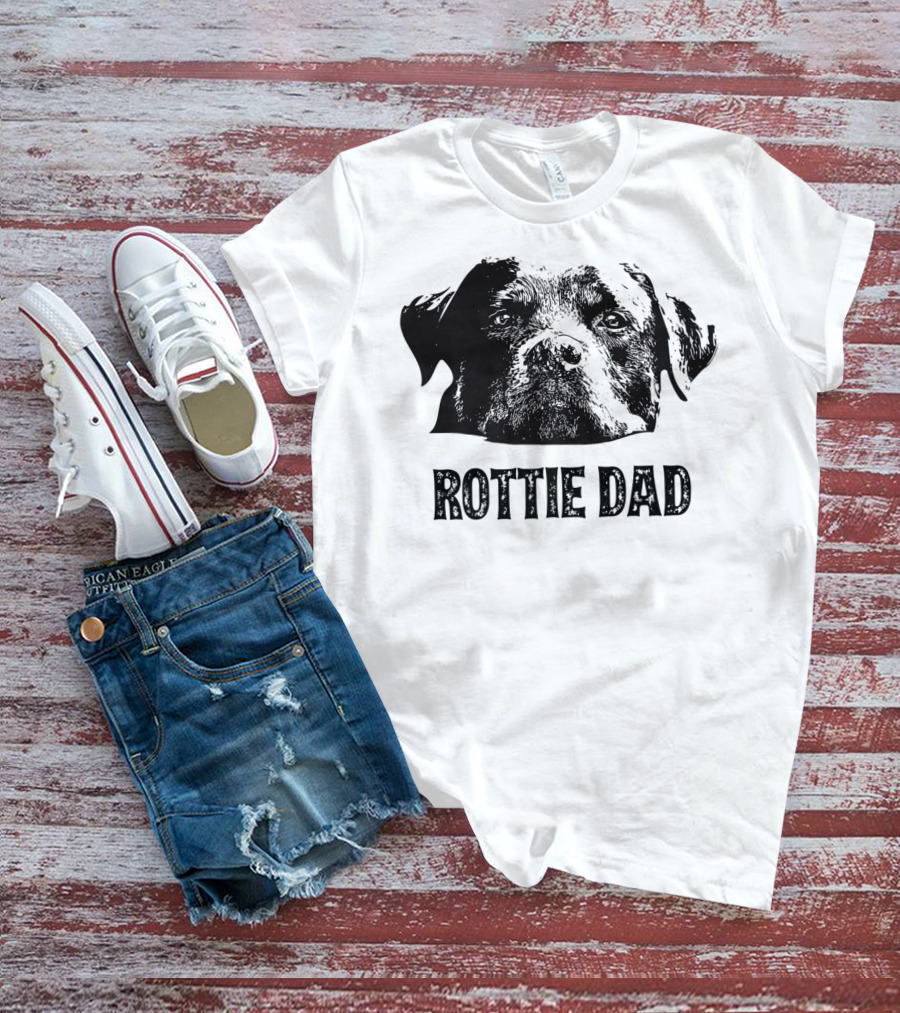 Rottie Dad Rottweiler Dad Mens T-Shirt