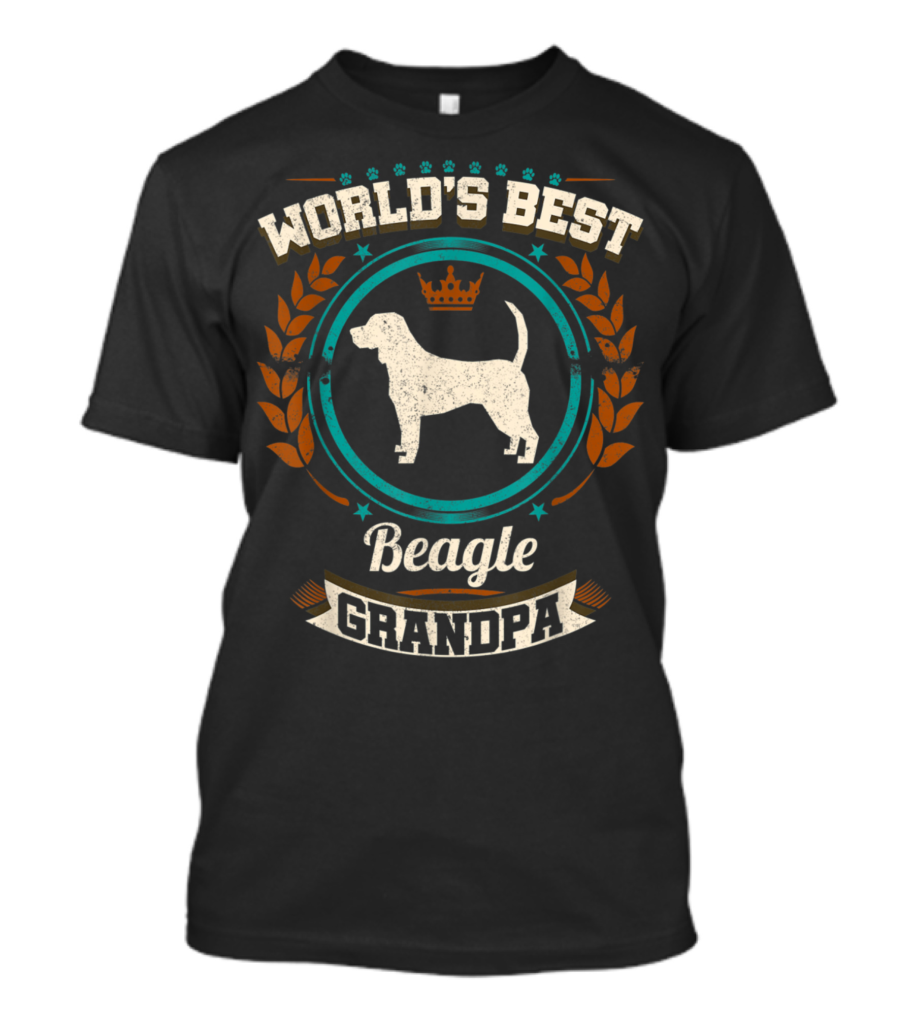 World's Best Beagle Grandpa Granddog T-Shirt