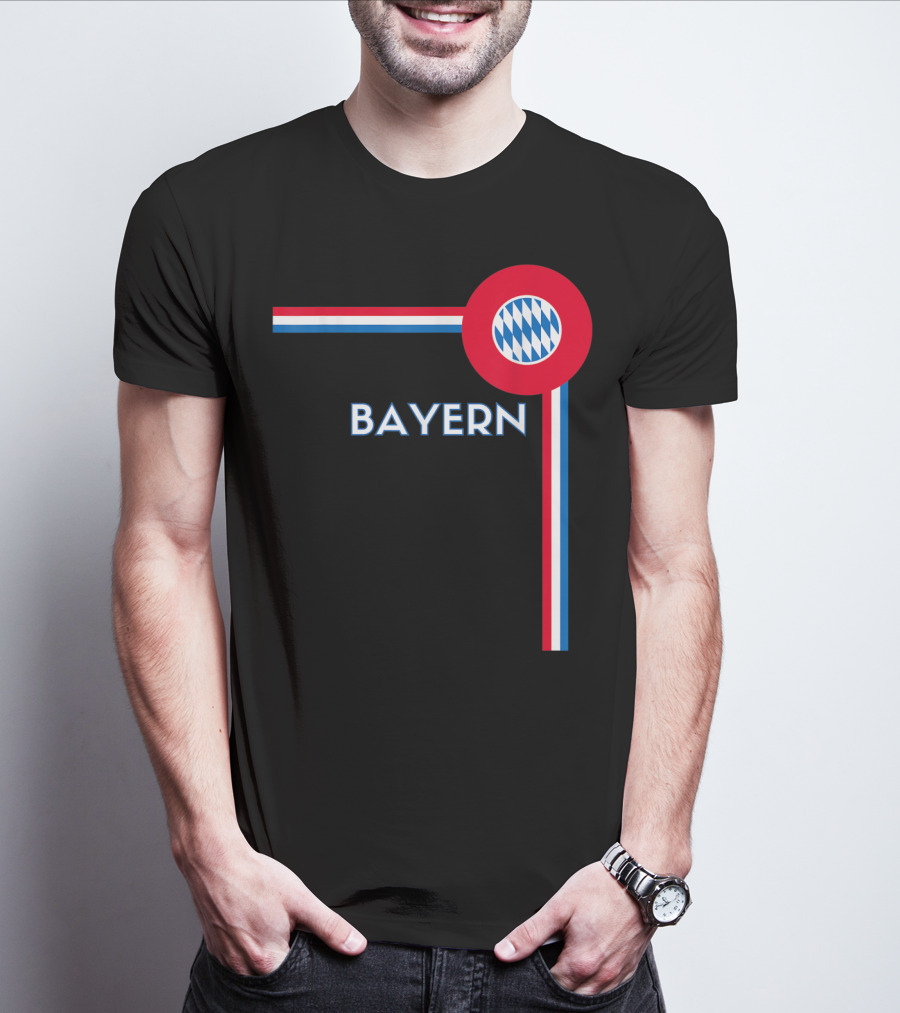 Bayern Munich Soccer FC Styled Spin Sports T-Shirt