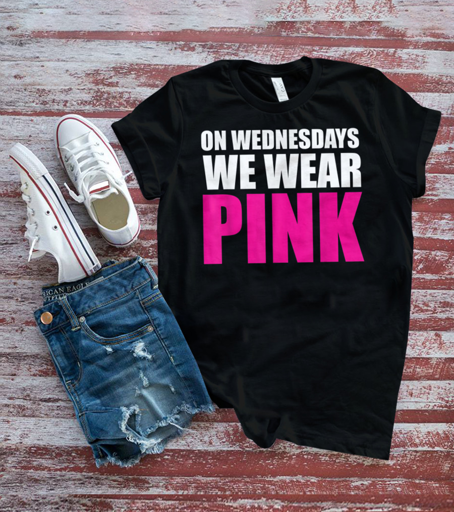 On Wednesdays We Wear Pink Mean Girls Reference T-Shirt