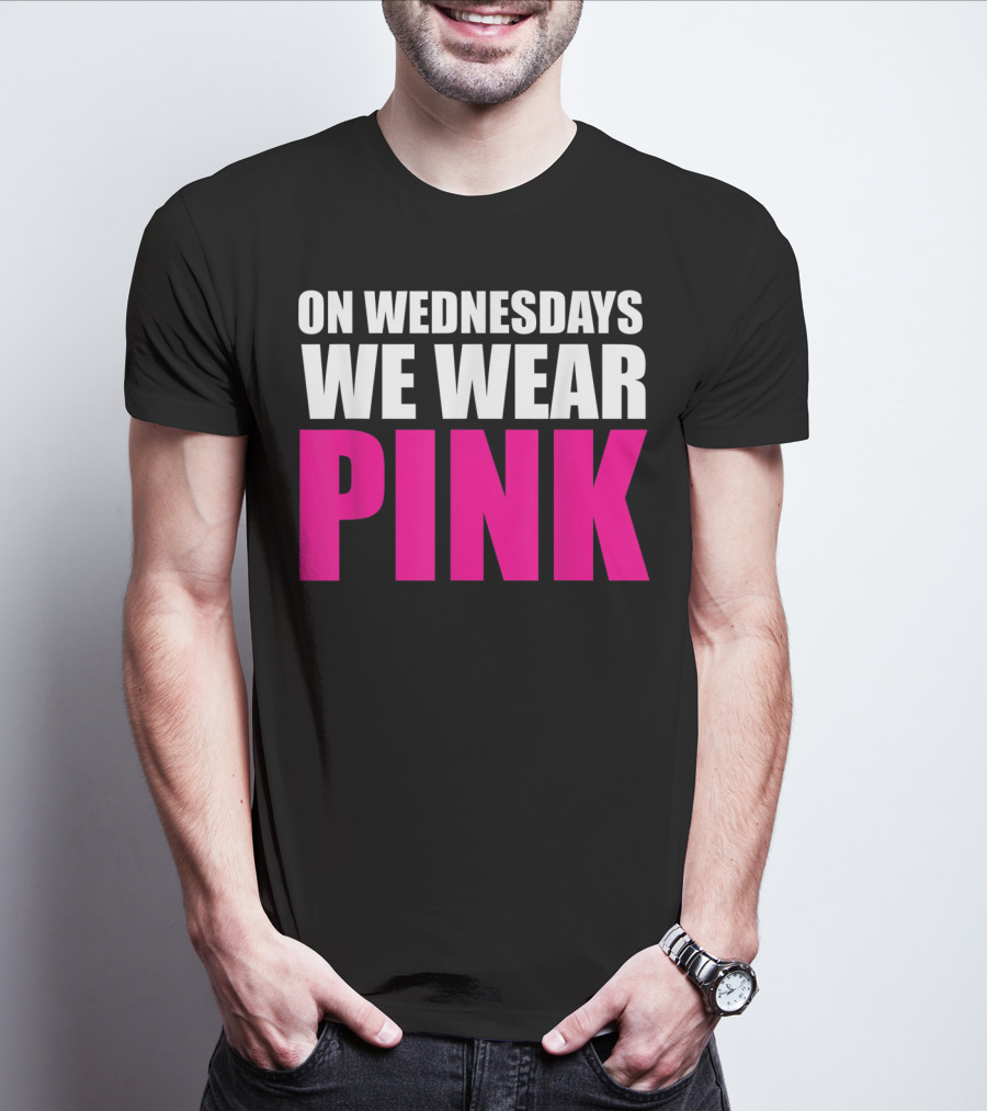 On Wednesdays We Wear Pink Mean Girls Reference T-Shirt
