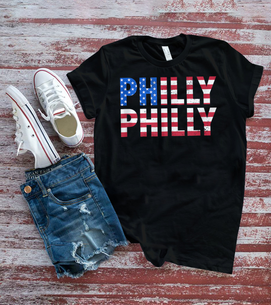 Philly Philly USA Flag T-Shirt